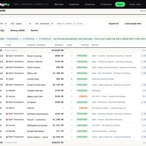 Small Business Finance Tracker — Expenses, Invoices & Cash Flow Dashboard | Interactive, Works Offline, No Spreadsheet Skills image 7