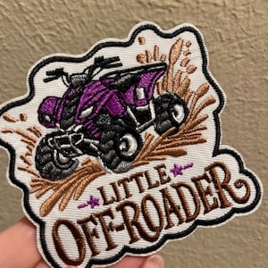 Little Offroader SxS 4 wheeler ATV  Embroidered Patch For Hats