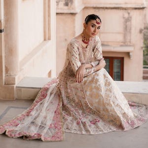 Bollywood White Dress - Etsy