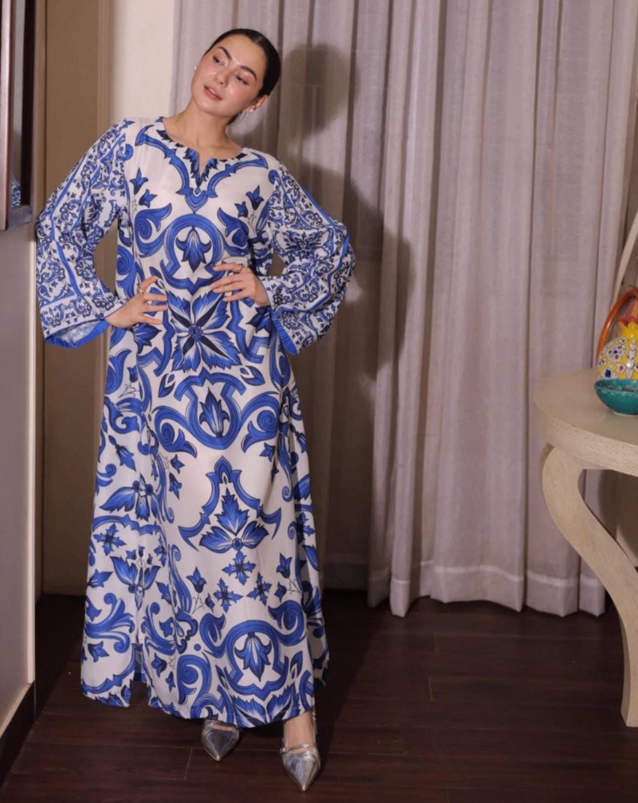 sachin and babi light blue dress Turkish Fashion - Turkish Dress