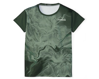 VERB.DG Team Jersey Earth Green Vibrant Disc Golf Jersey for Women