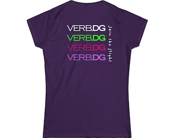 Women's Tee - VERB.DG - Women's Disc Golf Shirt to Show your Support and Look Stylish
