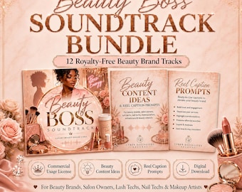 Beauty Boss Soundtrack Bundle | 12 Royalty-Free Beauty Brand Tracks