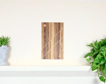 Abstract Wood Art Panel. #A08