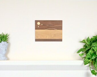 Minimalist Wood Art Panel. #A17