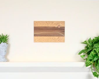 Minimalist Wood Art Panel. #A18