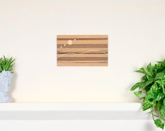 Abstract Wood Art Panel. #A19