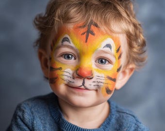 Pintura facial para niños pequeños