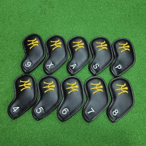 Miura Golf Club Eisen Kopfdeckel 456789PASX Magnetleder Bild 2