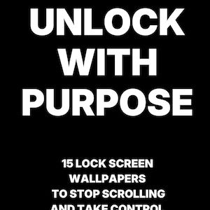 Unlock With Purpose – Minimalist Lock Screen Wallpapers to Stop Scrolling, Improve Focus & Build Discipline
