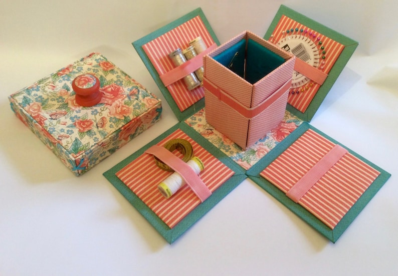 Make Your Own Exploding Sewing Box - Etsy