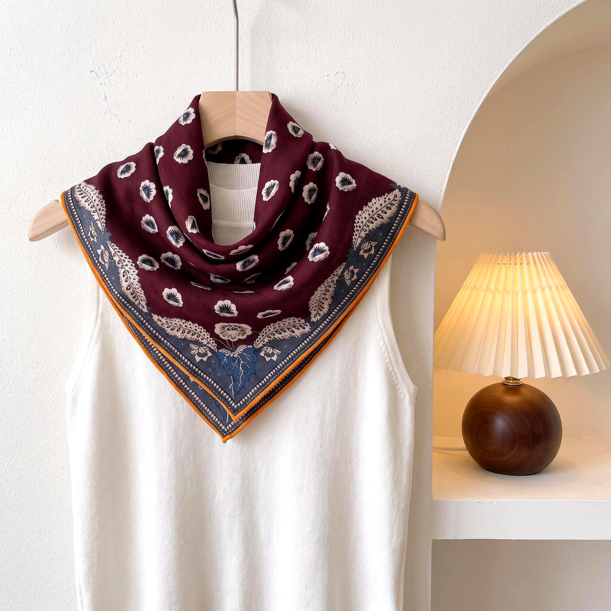 Vintage Silk Scarves - Etsy