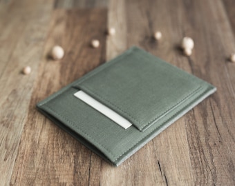 Kindle case - Oasis, Voyage, Fire, Paperwhite case cover sleeve, khaki linen sleeve with soft felt padding