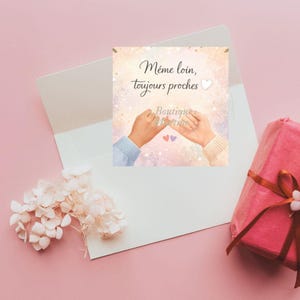 An elegant and minimalist card to send a sincere message of support. Perfect for accompanying someone through a difficult time.