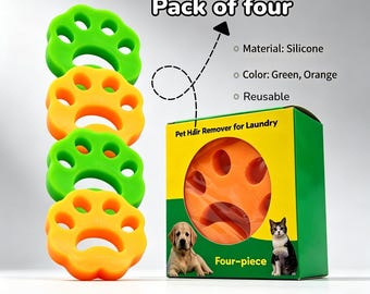 Quitapelusas de silicona reutilizable Zero Waste con forma de pata de gato, gel adhesivo para ropa, alfombras, lavadoras y limpiador de pelo de mascotas. Un regalo estupendo.