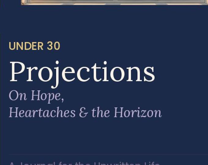 Guided Journal for Young Adults Under 30 | Projections on Hope, Heartaches & the Horizon