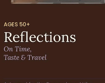 Guided Journal for Life Reflections: Time, Taste, Travel Memories