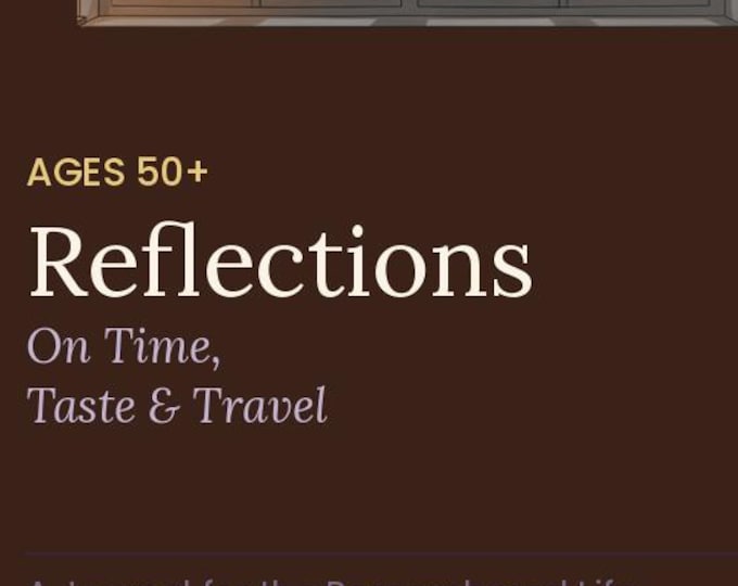Guided Journal for Life Reflections: Time, Taste, Travel Memories