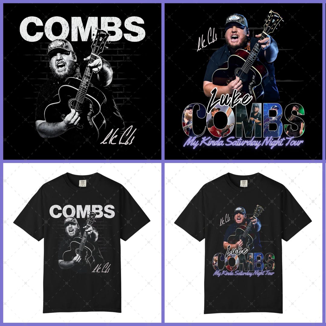Luke Cones Luke Combs Concert PNG, Country Music T-shirt Design (digital File) - Etsy