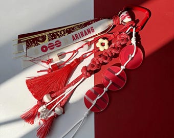 Accesorio BTS ARIRANG ARMY, correa para teléfono y colgante para bolso Kpop, llavero hecho por fans, regalo de concierto Kpop, colgante para bolso Ita
