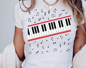 Michael J  Piano Keys Baby Tee, King of Pop Music Tee, 2026 Michael Trendy Y2K Fashion, Michael Fan Gift MJ Fan Outfit Gift Ideas