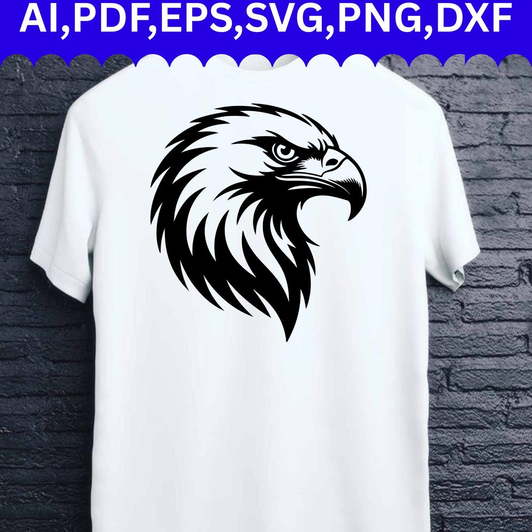 Bald Eagle Head SVG, Patriotic Eagle Cut File (digital Download) - Etsy