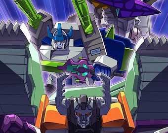 Megatron - Unicron Trilogy A4 Print