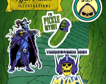 Skeletor Sticker Pack