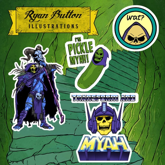 Skeletor Sticker Pack
