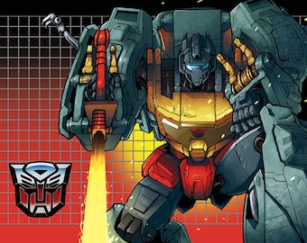 Transformers - Grimlock - A3 Print