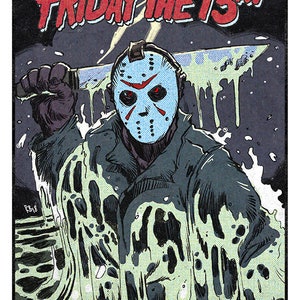 Friday The 13th - A4 Print