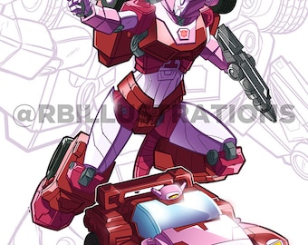 Transformers - Elita-1 A4 Print