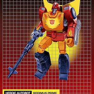Transformers - G1 Rodimus Prime A4 Print