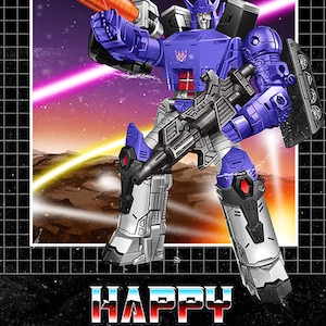 Transformatoren - Galvatron Geburtstagskarte