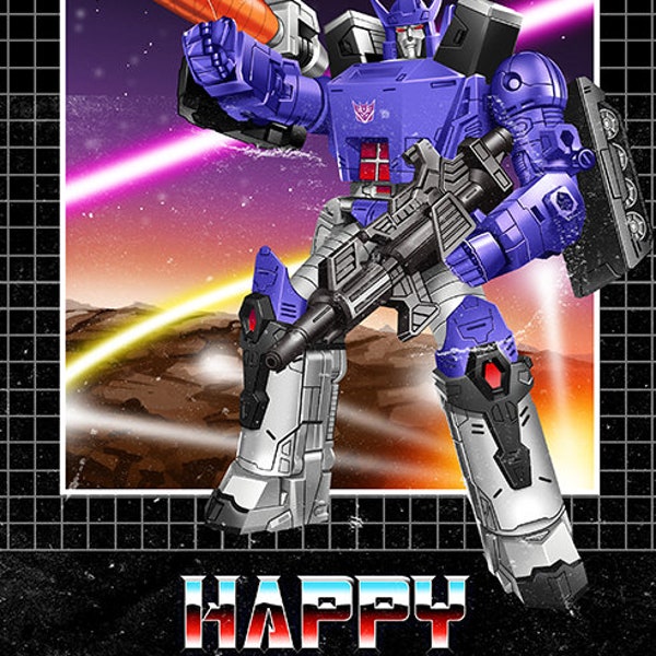Transformers - Biglietto di auguri di compleanno Galvatron