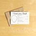Printable Father's Day Card for Dad Gifts from Kids | Etsy