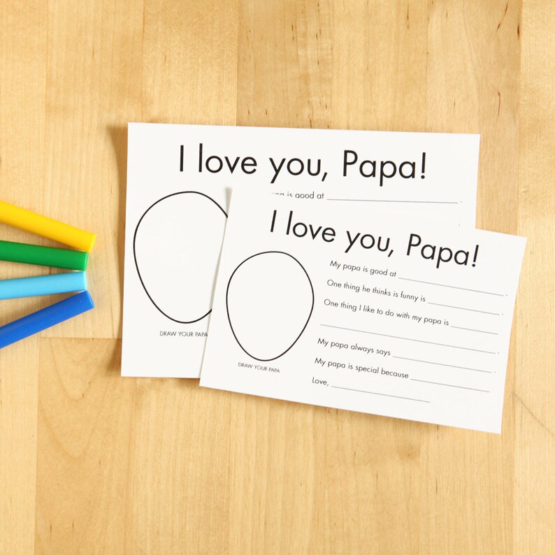 I Love You Nana and Papa Printable Cards Gifts for Nana - Etsy