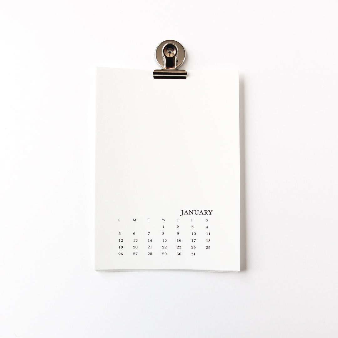 2025 Calendar 5x7 Sunday-saturday Monthly Printable - Etsy