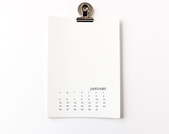 2025 Calendar 5x7 Sunday-Saturday Monthly Printable