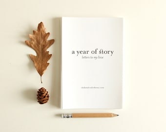 Diario Cartas a mi Amor: Ideas para historias, Regalo de aniversario (Imprimible)