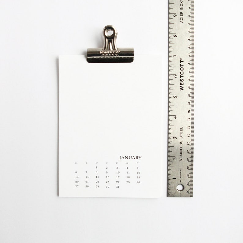 2020 Printable Calendar 5x7 Monday Sunday Printable