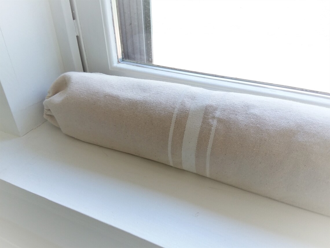 Door Draft Stopper / White Window Draft Stopper Cover / Grain Etsy