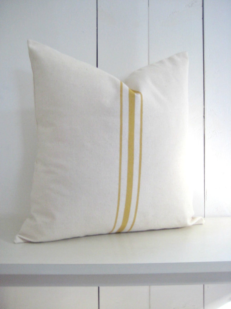 Farmhouse Pillow Cover French Country Pillow Yellow Pillow Etsy