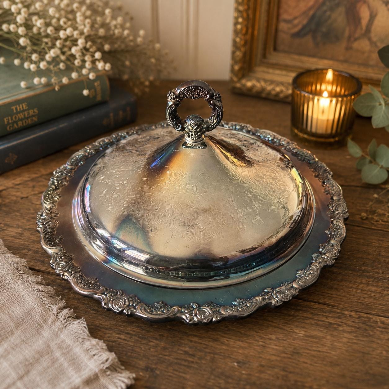 Oneida Silver Bowl With Lid - Etsy