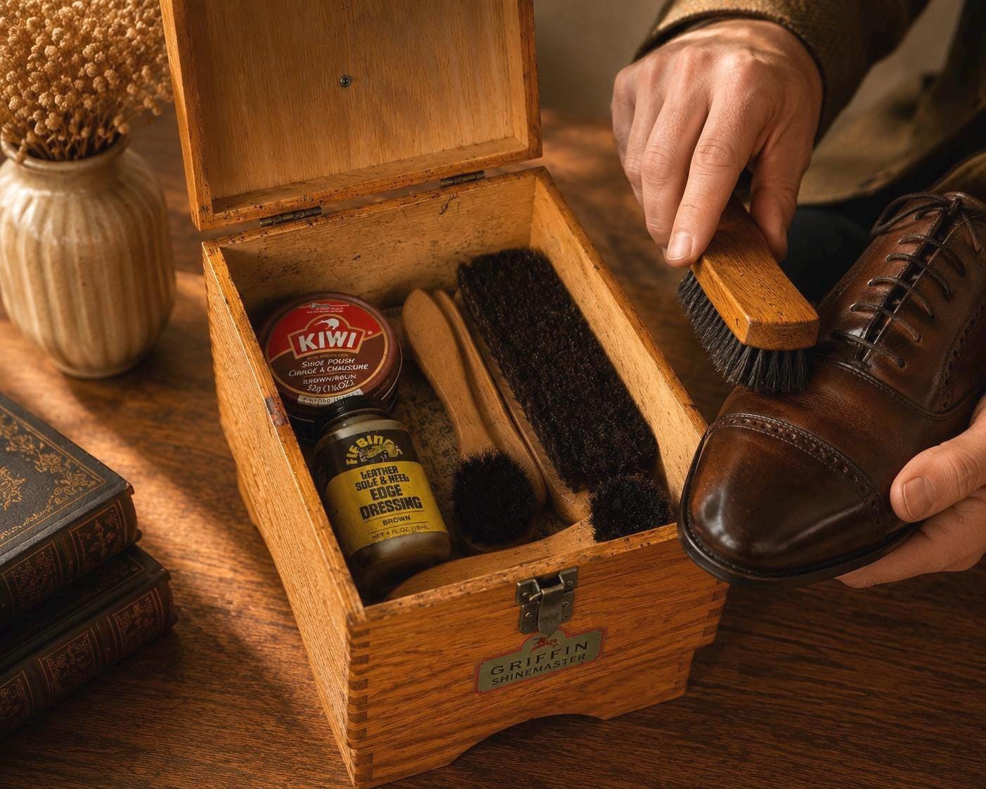 Antique shoe shine box - Etsy 日本