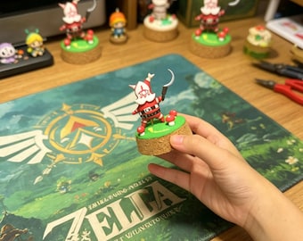 Handmade Yiga Clan Korok – Master Kohga Lightweight Clay Yahaha! Desktop & Car Charm | Zelda Tears of the Kingdom Collectible