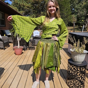 Fairy Skirt Set Rennaisance outfit One Size S to L/XL