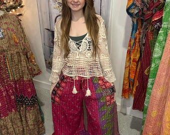 Nomad Spirit kantha Pant    One Size S to 2X