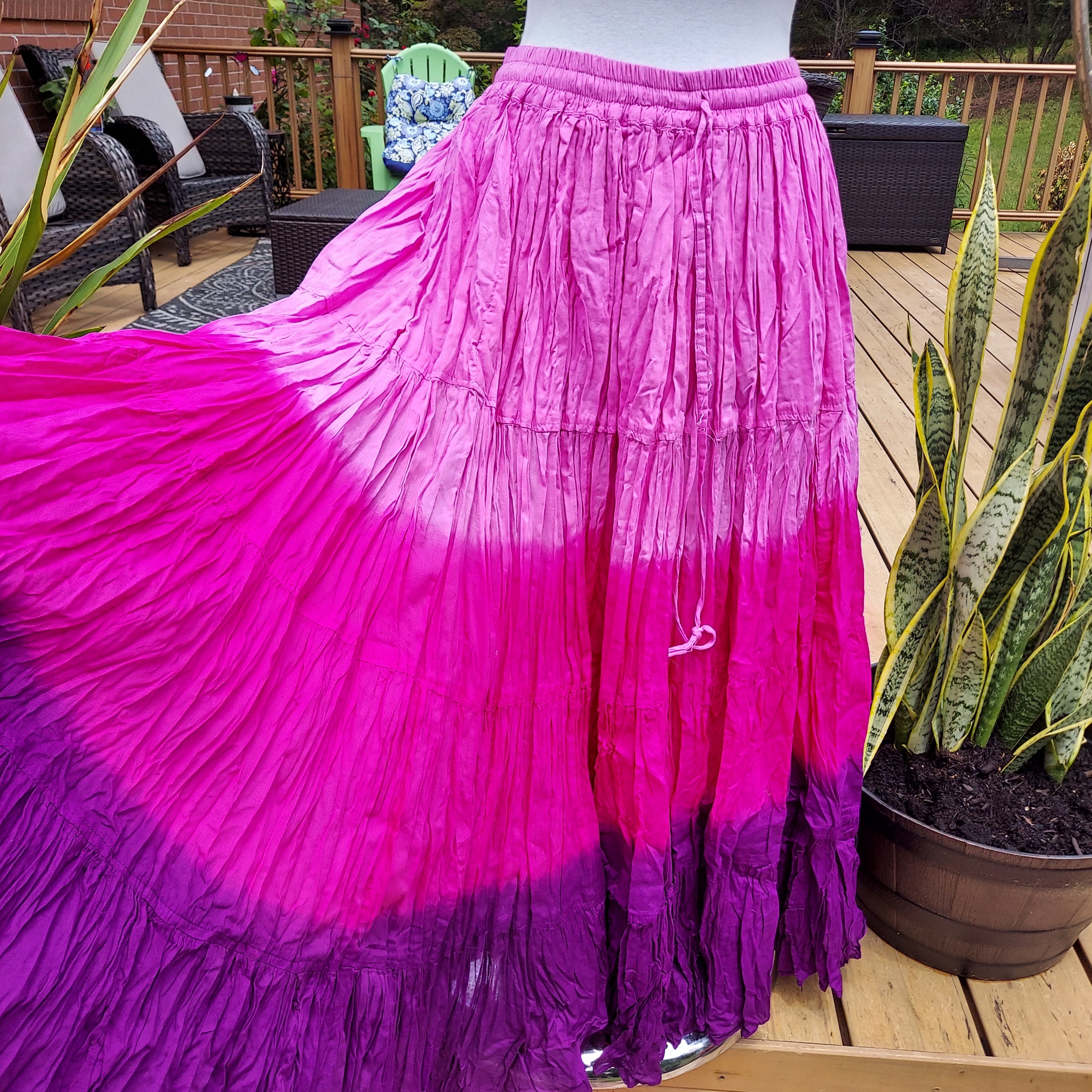 Ombre maxi clearance skirts