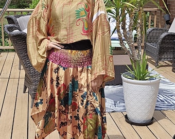 Handkerchief Skirt with Crop Top - One S to L